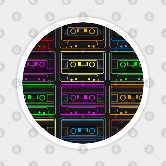 Cassettes Magnet by Sirenarts